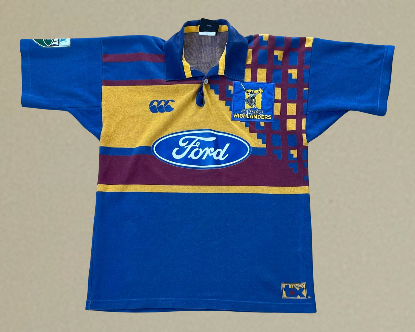 1999 Otago Highlanders Temex Jersey