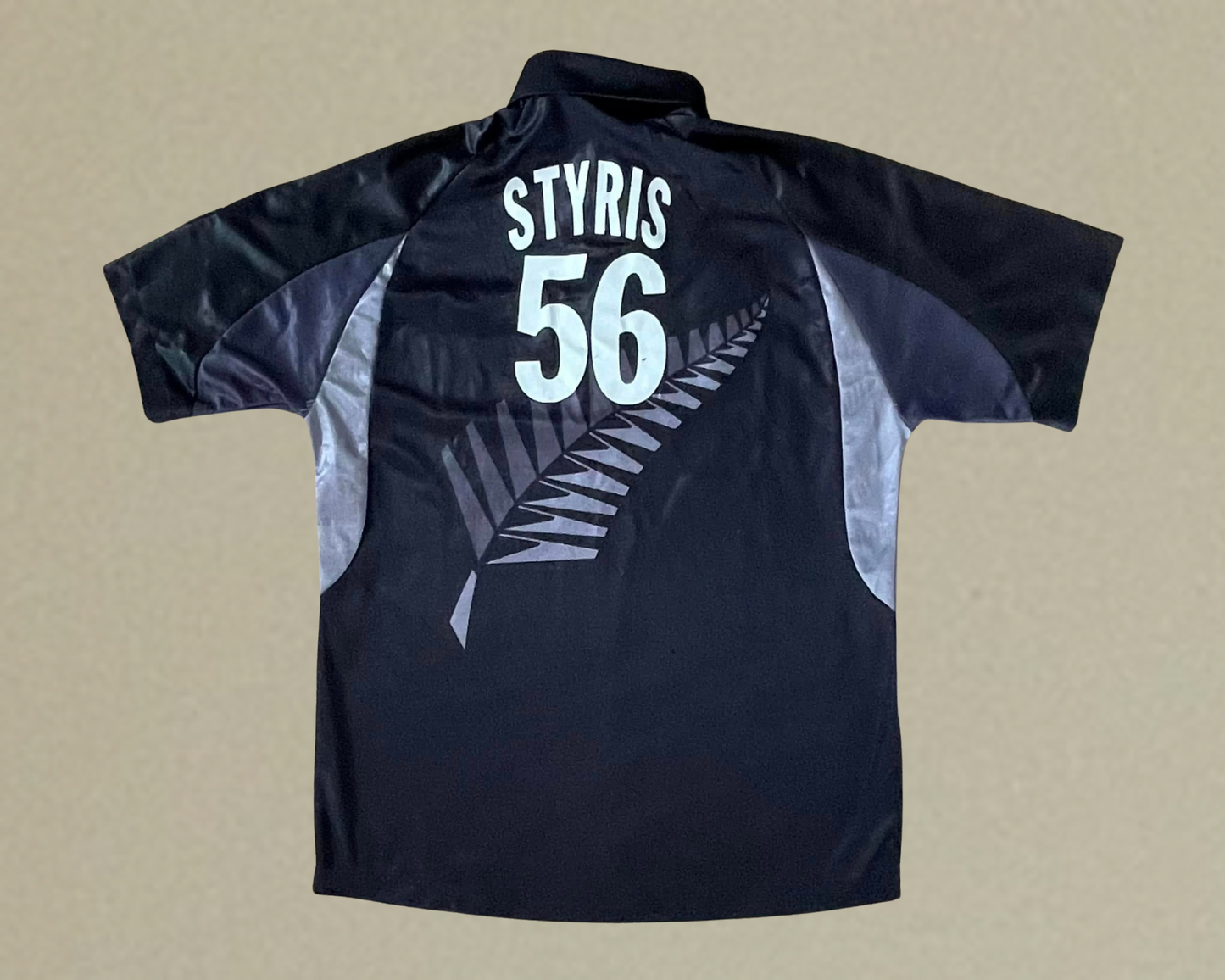 2007 Black Caps ODI Shirt - Match Worn by Scott Styris